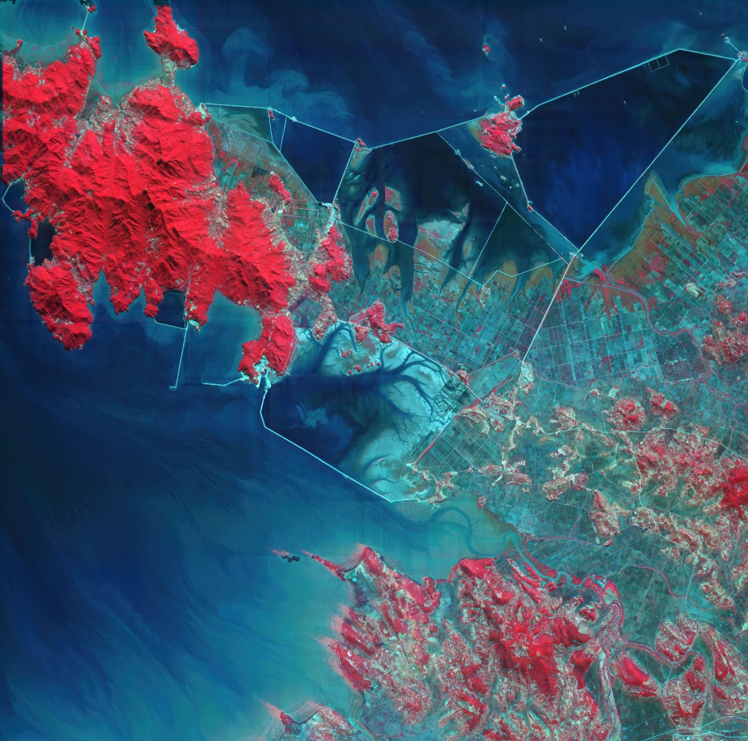 Xplore hyperspectral satellite image — terrain mapping